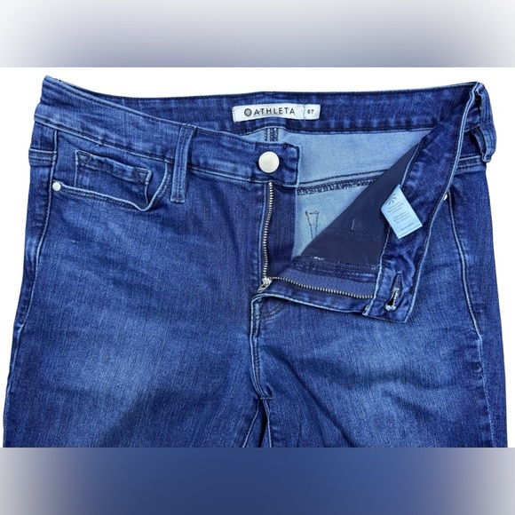 Athleta Sculptek Mid Rise Skinny Jean Dark Wash Womens 6 - Picture 4 of 14